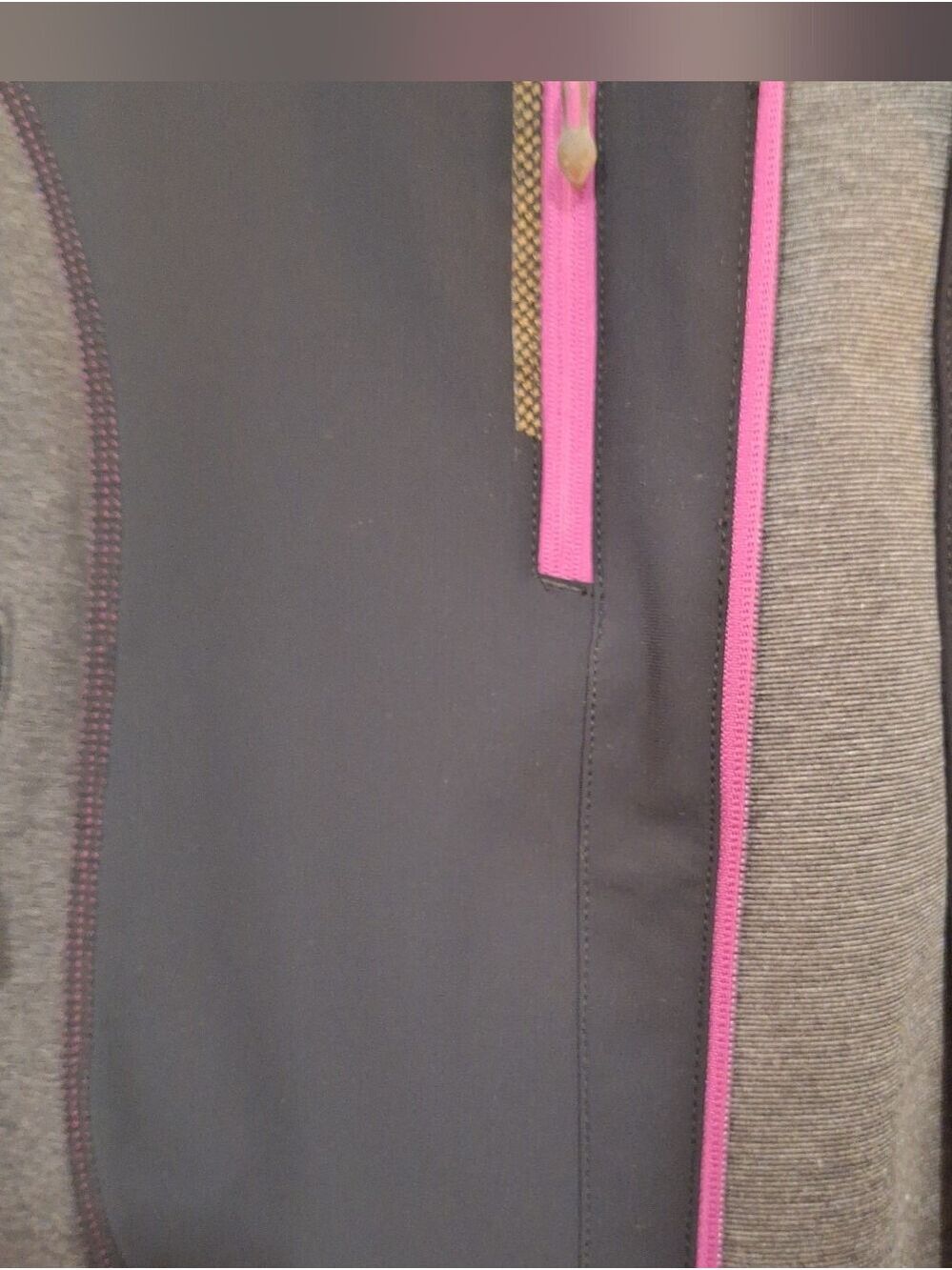 STARUN Dark Navy & Gray Sleeveless Softshell Vest with Pink Trim - Picture 5 of 9